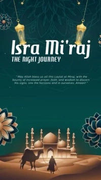 Isra Mi'raj Instagram Story Template