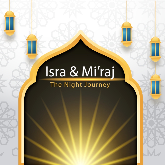 ISRA MIRAJ Template | PosterMyWall