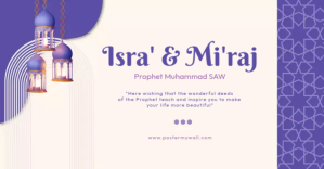 ISRA MIRAJ FACEBOOK POST template