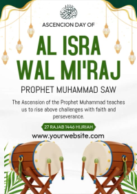 Isra Wal Miraj A4 template