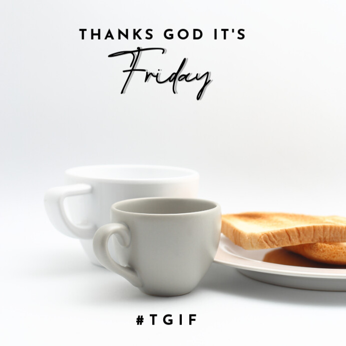 It's Friday Instagram Post template