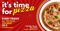 it's time for pizza facebook ad template