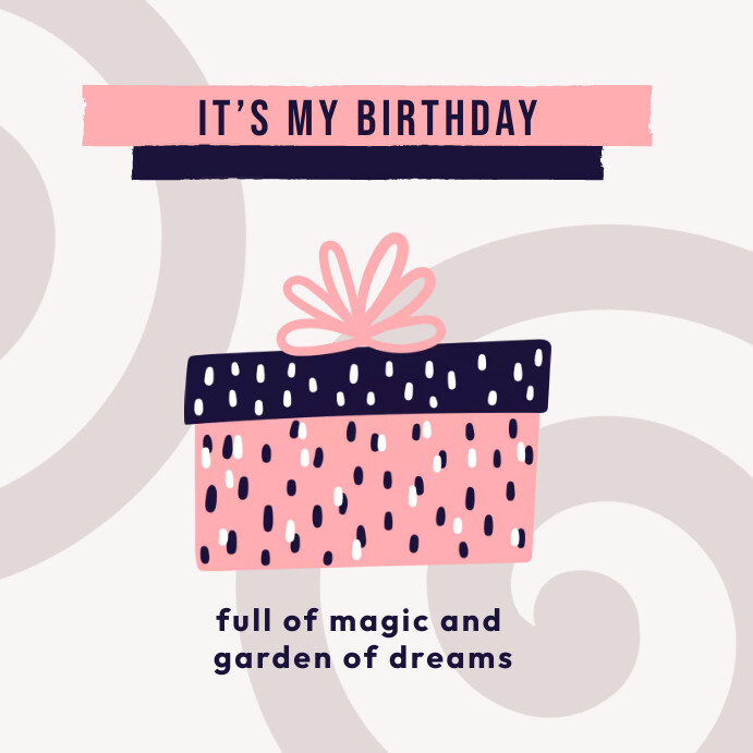 It’s My Birthday Design Template