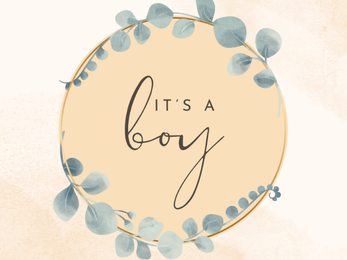 It S A Boy Template PosterMyWall