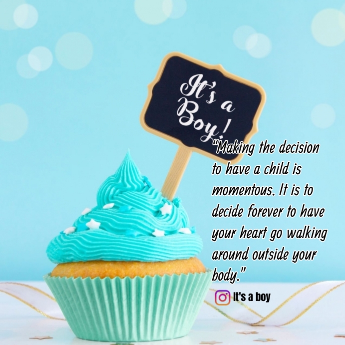 It's a girl Template | PosterMyWall