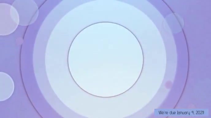 It's a girl gender reveal video with music Digital Display (16:9) template