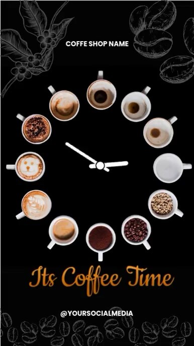 It's Coffee Time Template Instagram 快拍