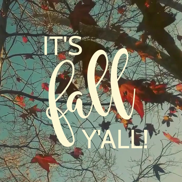 It's Fall Y'all Square (1:1) template