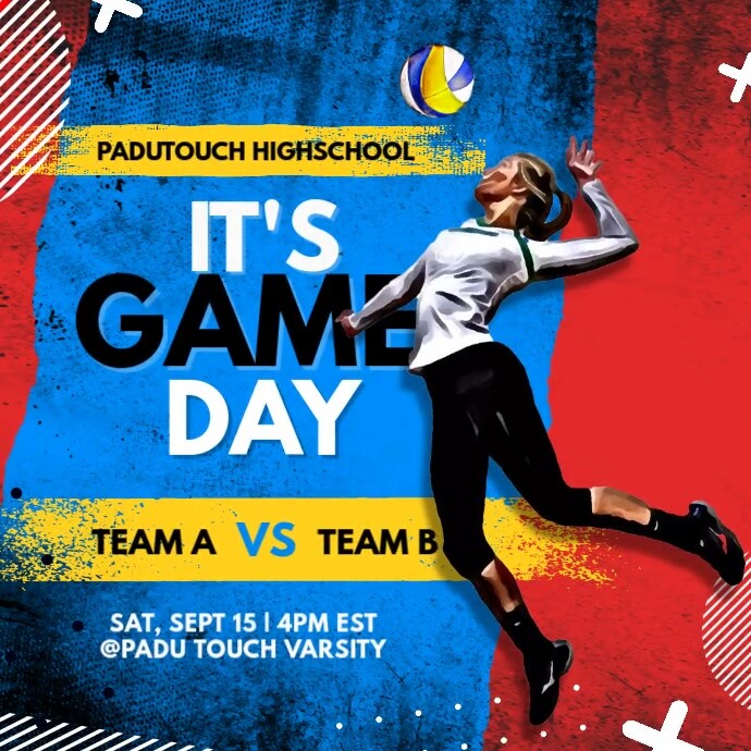 Copy of It's Game Day Volleyball Instagram Template PosterMyWall
