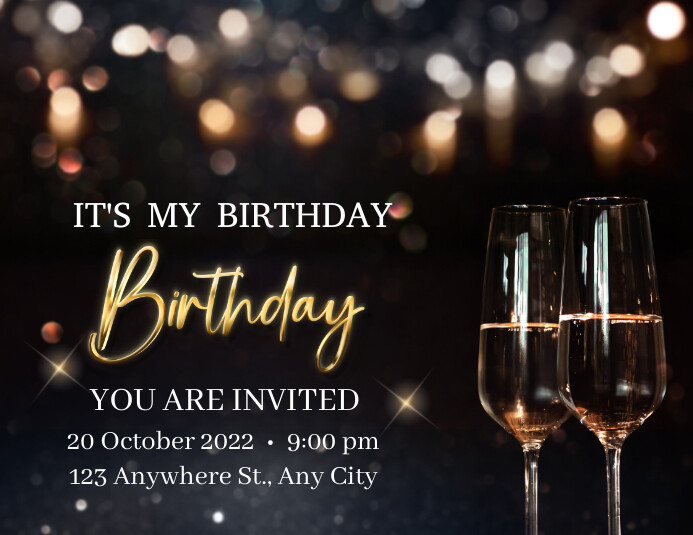 It's my birthday Template | PosterMyWall