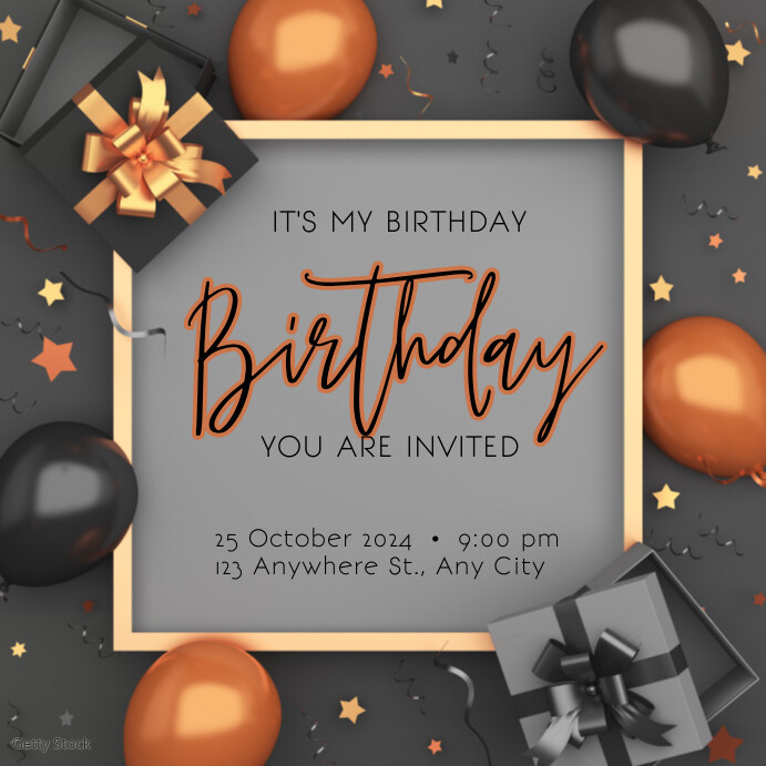 it's my birthday template | PosterMyWall