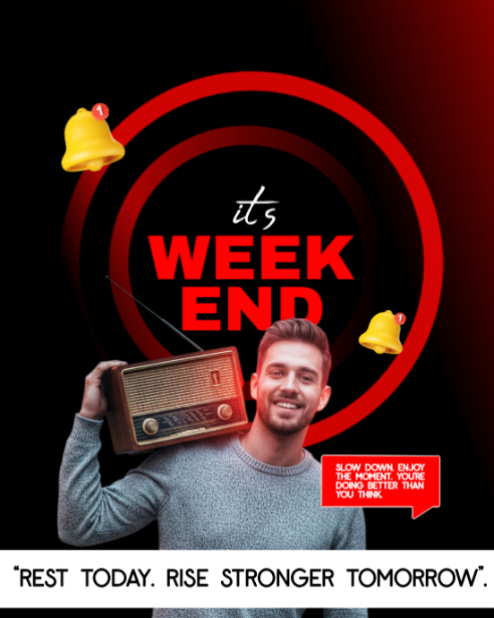 Weekend Relaxation Template | PosterMyWall