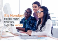 It is Monday Открытка template