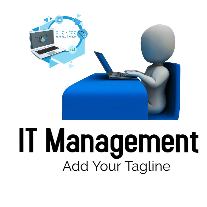 IT management system/ logo design template | PosterMyWall