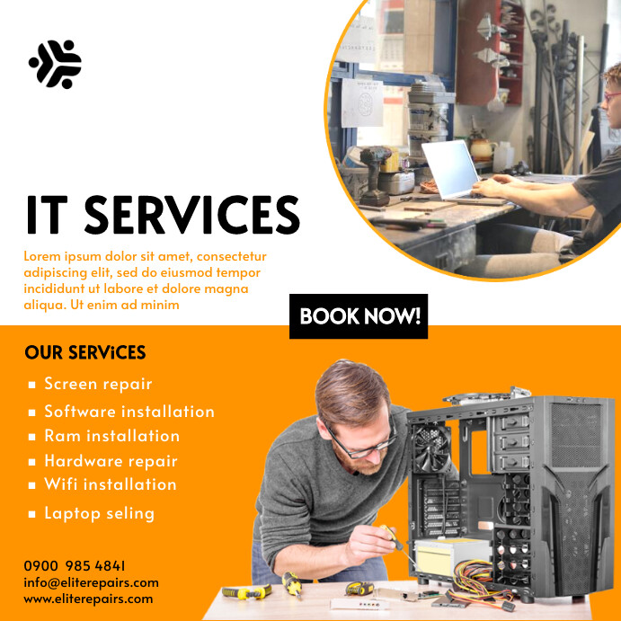 IT services Template | PosterMyWall