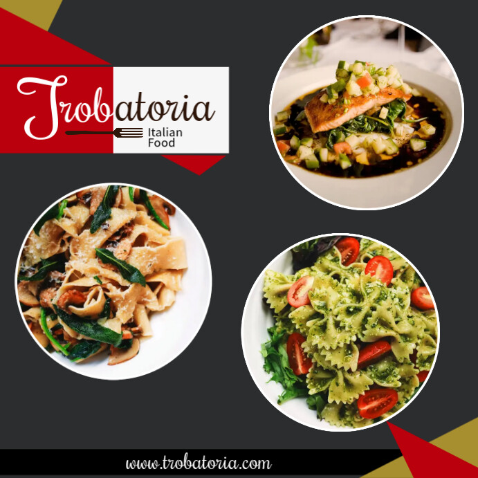 Copy of italian food | PosterMyWall
