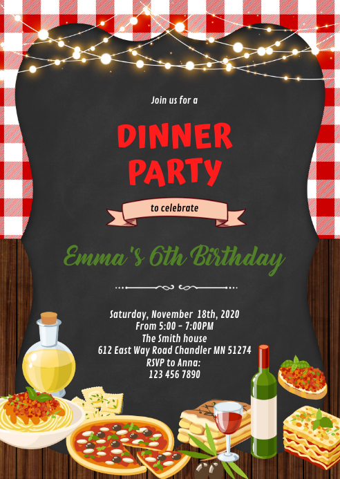 Italian Dinner Party Invitations italian-dinner-party-invitations