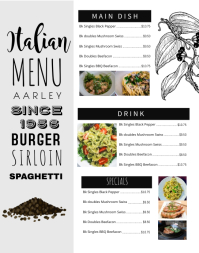 4,180+ Customizable Design Templates for Menu Restaurant ...