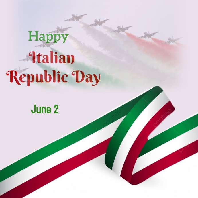 italian republic day Instagram na Post template