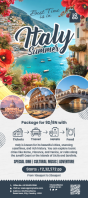 Italy Summer Holiday Package Template Regalkarte
