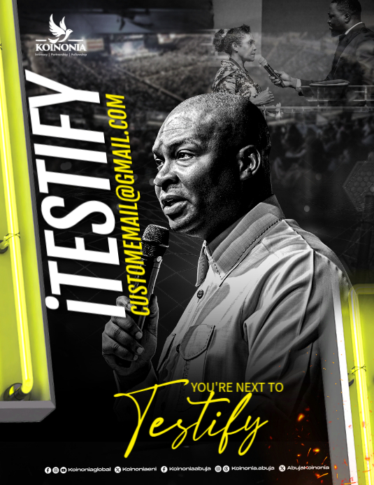 Copy of iTESTIFY | PosterMyWall