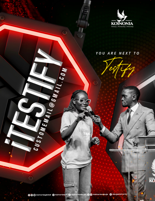 Copy of iTESTIFY | PosterMyWall