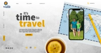 Its Time To Travel ภาพที่แชร์บน Facebook template