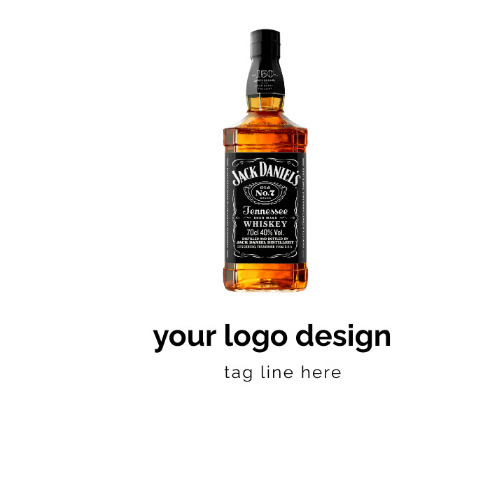 jack-daniel-s-tennessee-whiskey-bottle-logo-template-postermywall for Free Printable Jack Daniels Label Template Jack Daniel's Tennessee Whiskey bottle logo Template | PosterMyWall for Free Printable Jack Daniels Label Template