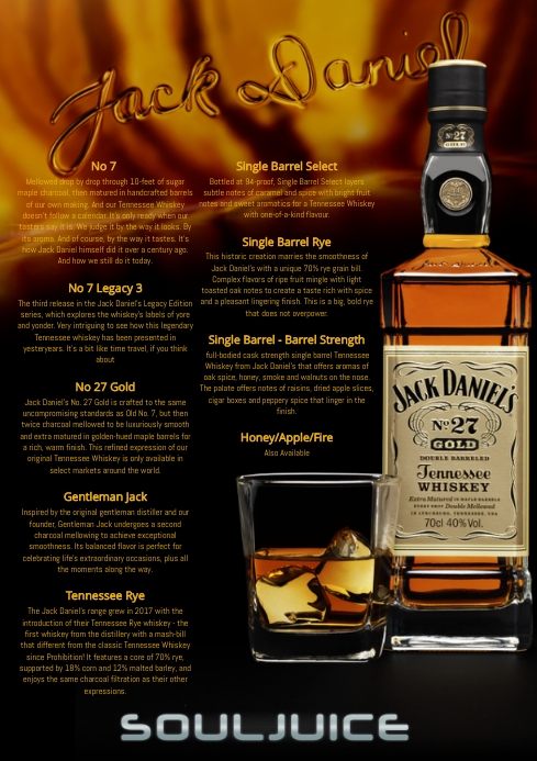Jack Daniels Template PosterMyWall