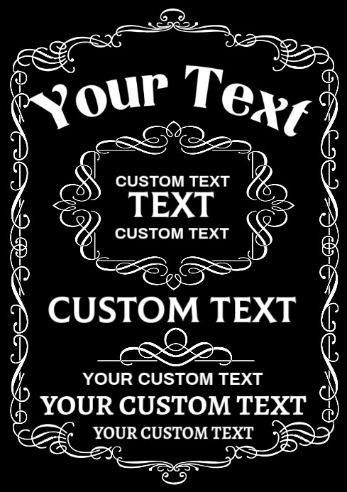 Jack Daniels Whiskey Tshirt template | PosterMyWall