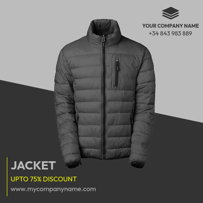 Plantilla de Venta de Chaquetas de | PosterMyWall