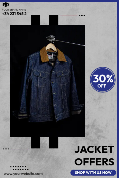 Example Jacket Advertisement Copy of jacket sales | PosterMyWall
