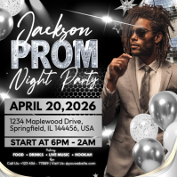 Jackson Prom Night Luxury Party Instagram Post template