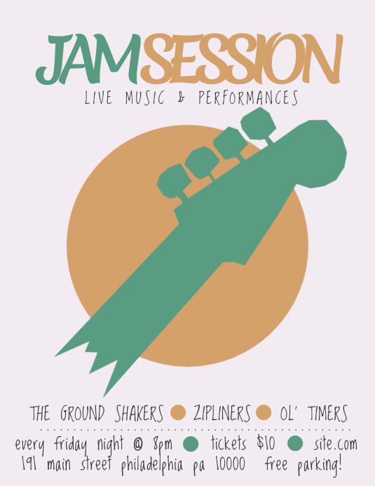 Jam session Template PosterMyWall