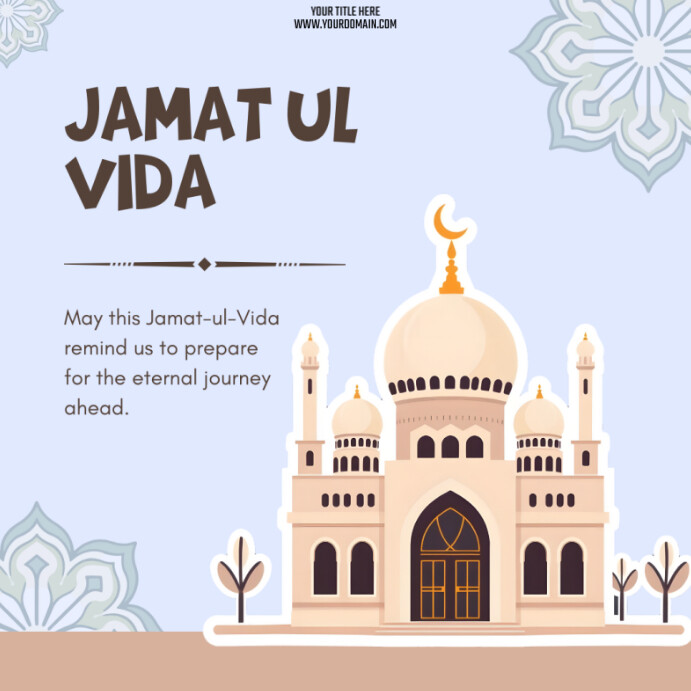 Jamat ul Vida Wpis na Instagrama template
