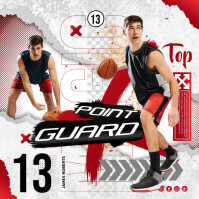 Basketball Player Profile Template | PosterMyWall
