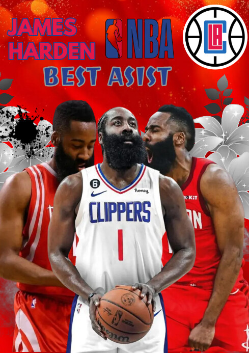 James Harden Template PosterMyWall