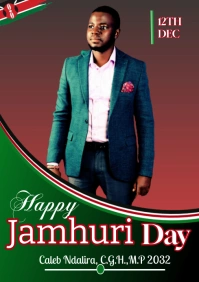 Jamhuri Day A3 template