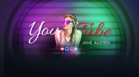 JANE AUSTEN DJ Youtube Art template
