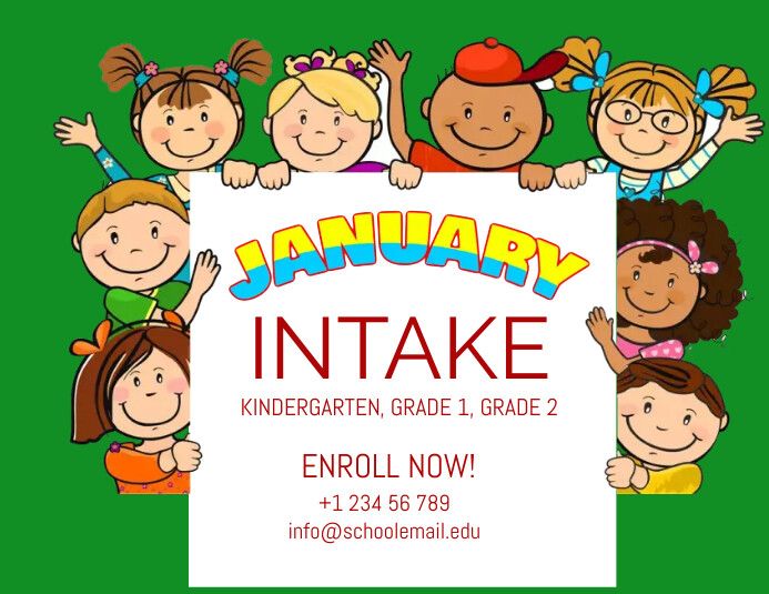 januarry intake Template | PosterMyWall