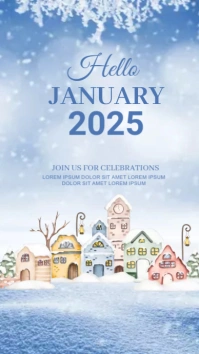 December, 2025,event, january Indaba yaku-Instagram template