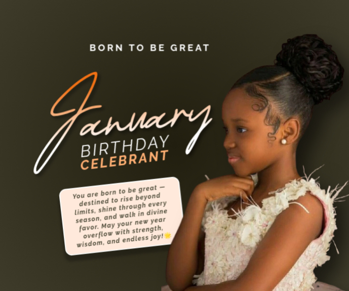 January birthday Template | PosterMyWall