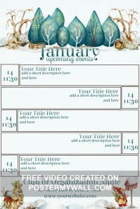 5,110+ january editable calendar Customizable Design Templates ...