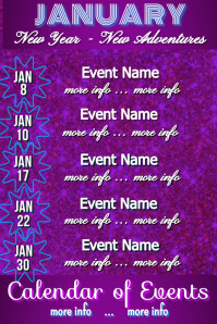 January Calendar (1) Template | PosterMyWall