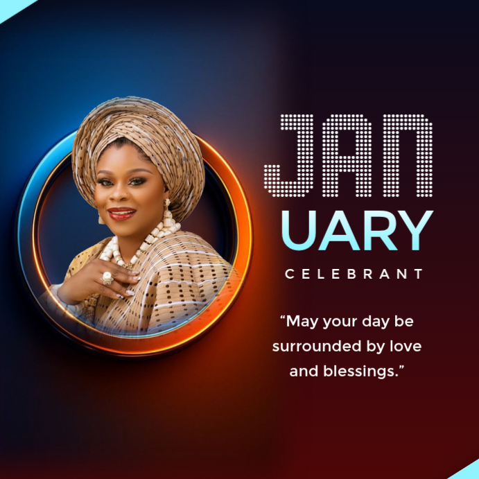January Celebrant Template | PosterMyWall