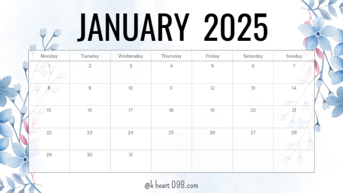January Template | PosterMyWall