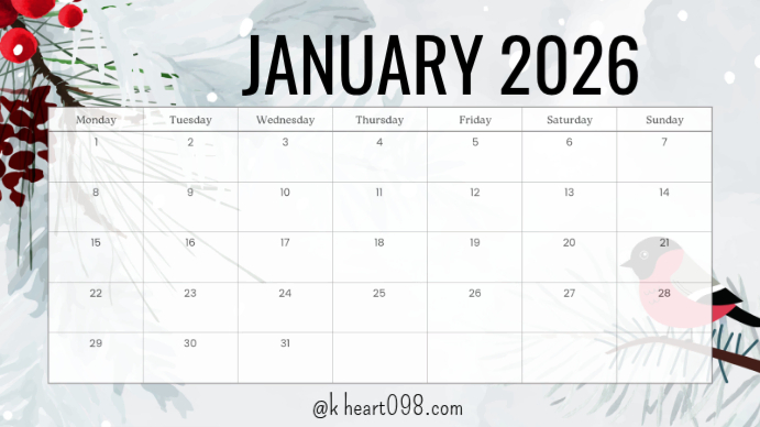 January Template | PosterMyWall