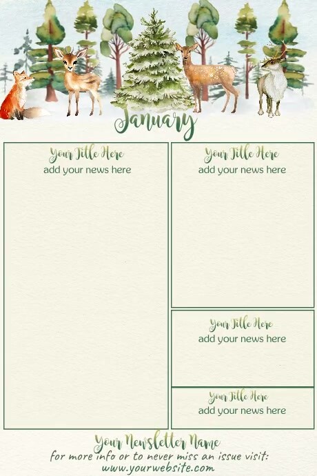 Copy of January Newsletter by Paula | PosterMyWall
