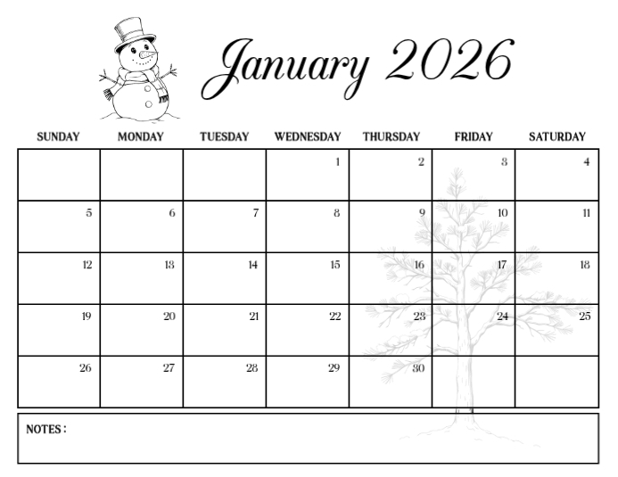 January Planner Flyer Template | PosterMyWall