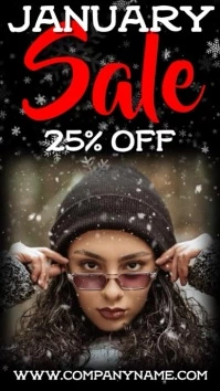 January Sale Digital Template